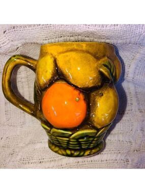 𝅺NEVER Used Vintage Inarco Japan Orange Spice Coffee Mug